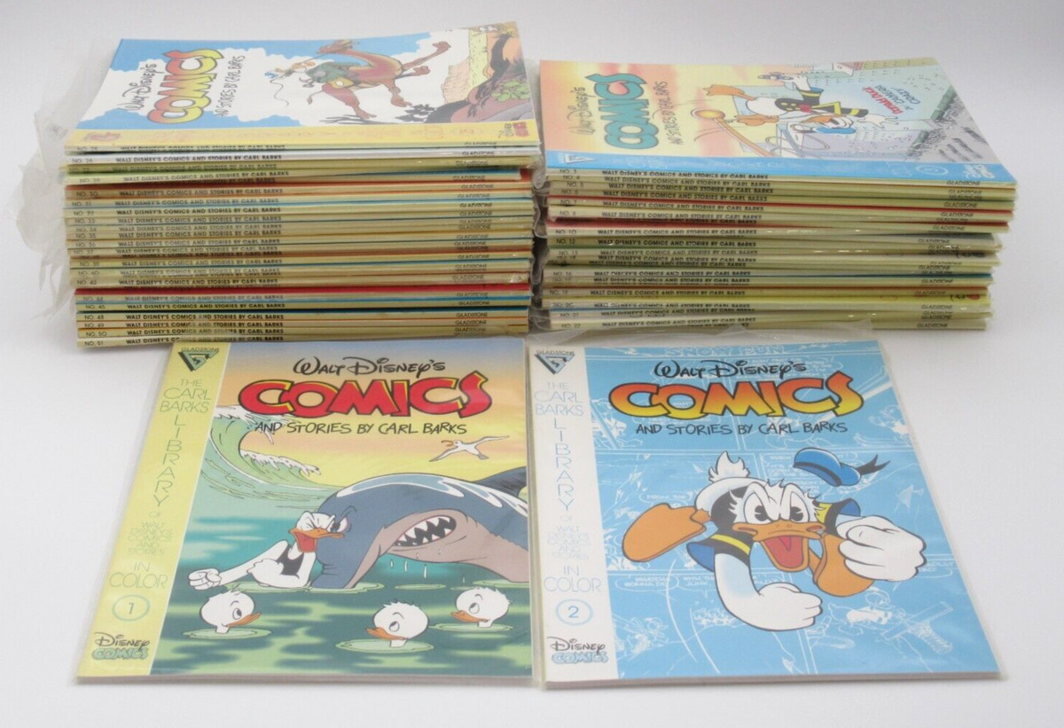 Carl Barks Library Of Walt Disney\'s Comics & Stories #1-51/Set 1992-1996