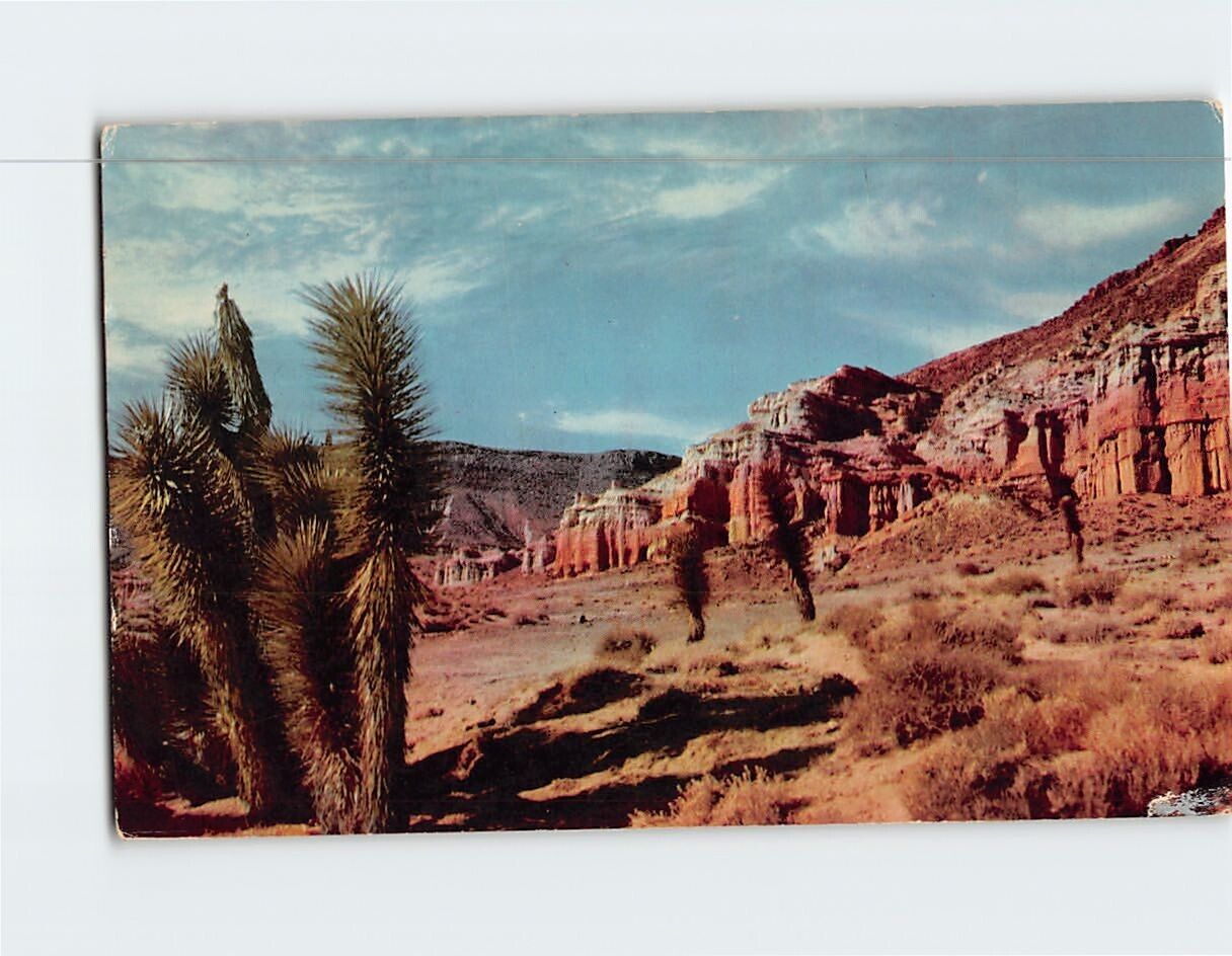 Postcard Red Rock Canyon Mojave California USA