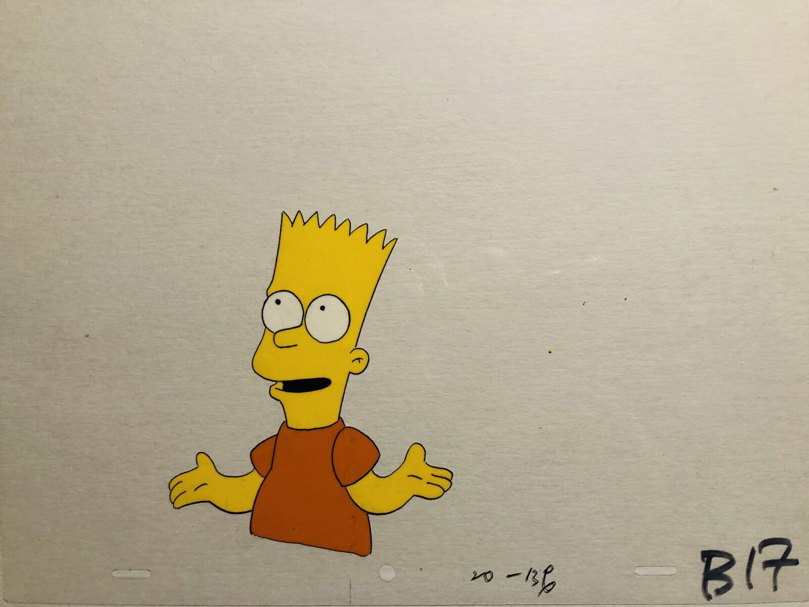 Fox Studio Cel Bart Simpson, \'First season\' (1980\'s).