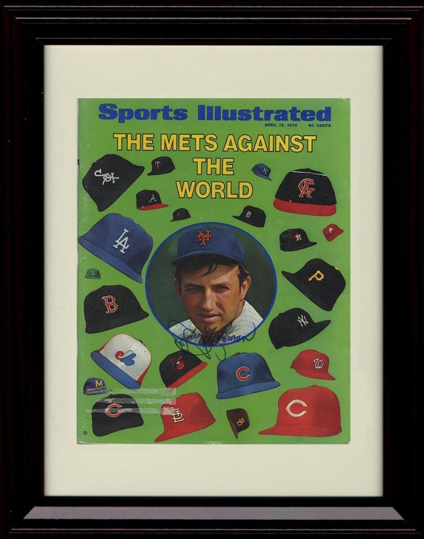 Gallery Framed Jerry Koosman - 1970 Sports Illustrated The Mets Against The