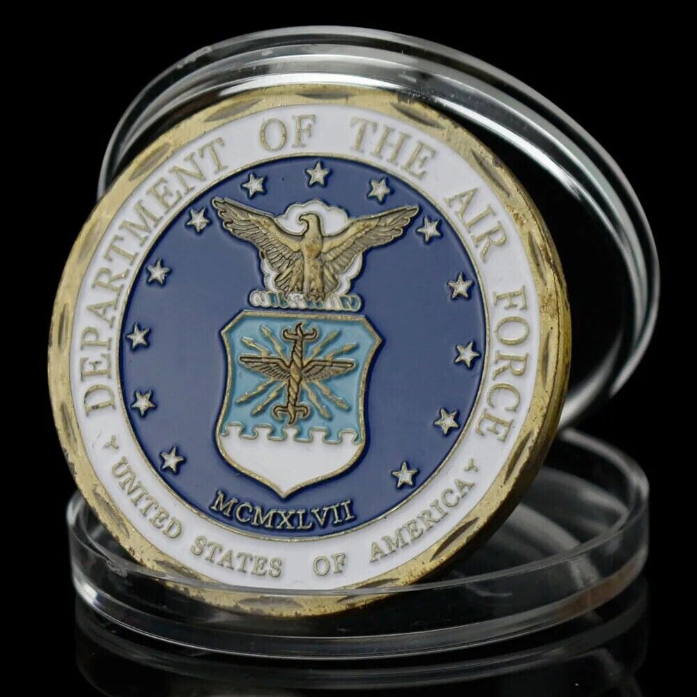 U.S. Department Of The Air Force Challenge Coin Military Veteran Gift