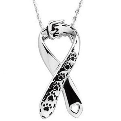 Citizens Against Animal Cruelty .925 Sterling Silver Pendant & Chain Womens Gift