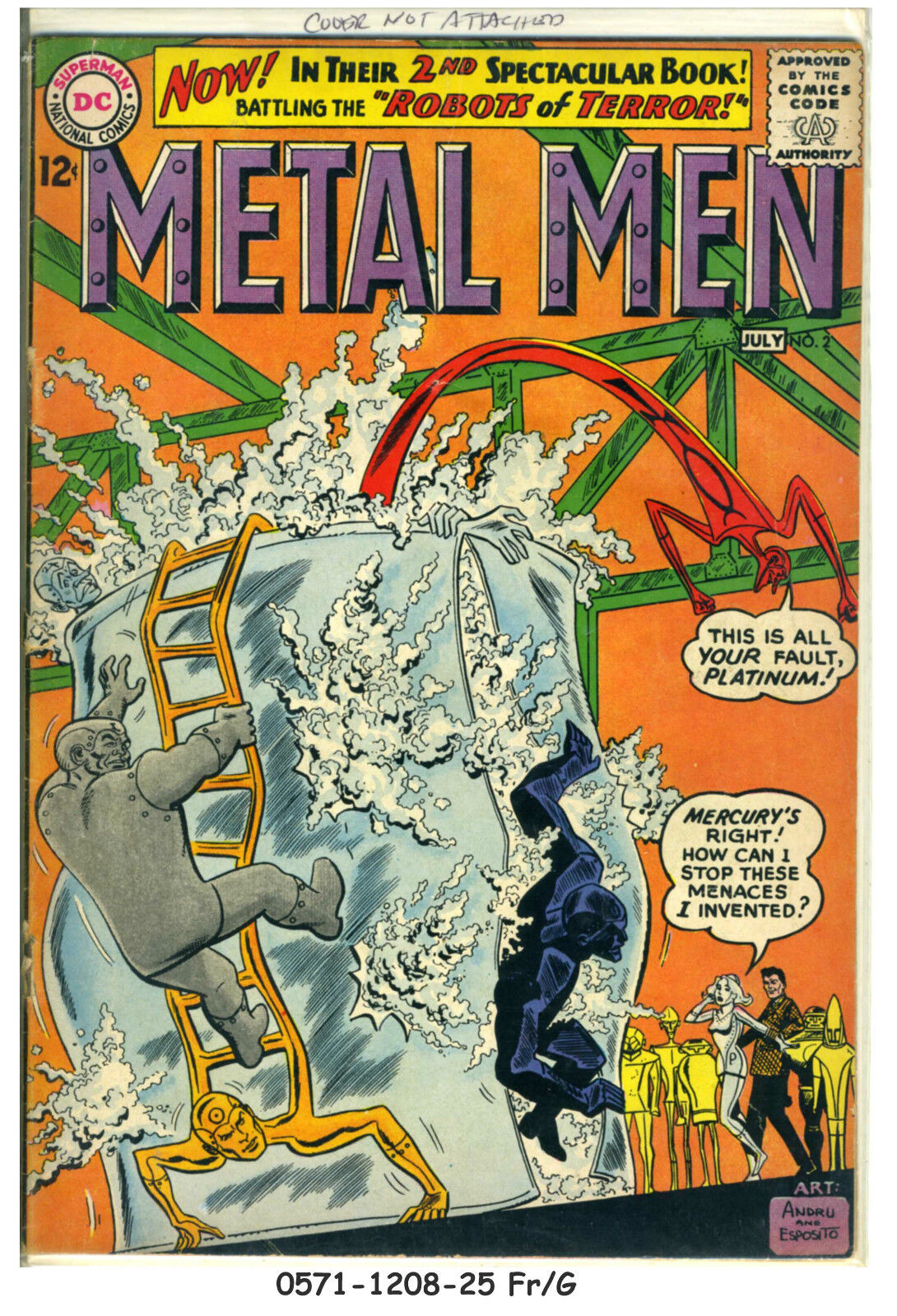 Metal Men #2 © June-July 1963 DC Comics  fr/g