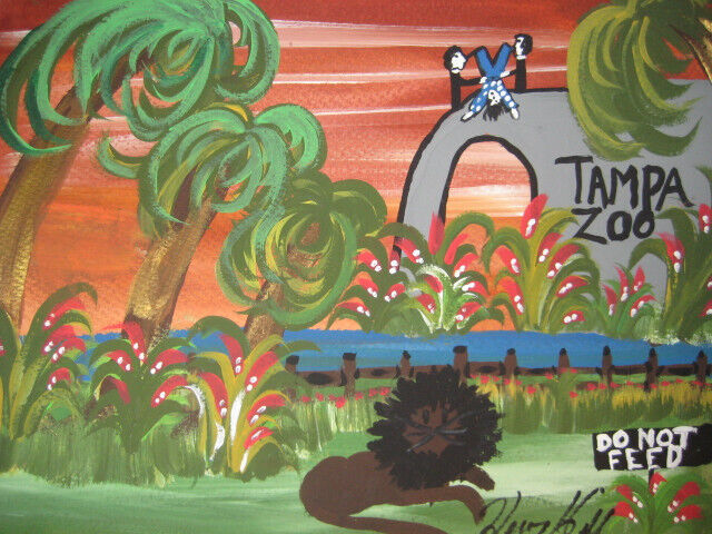 HENRY HILL GOODFELLA ORIGINAL PAINTING TAMPA ZOO SHAKE UP AND SHAKE DOWN OFFER