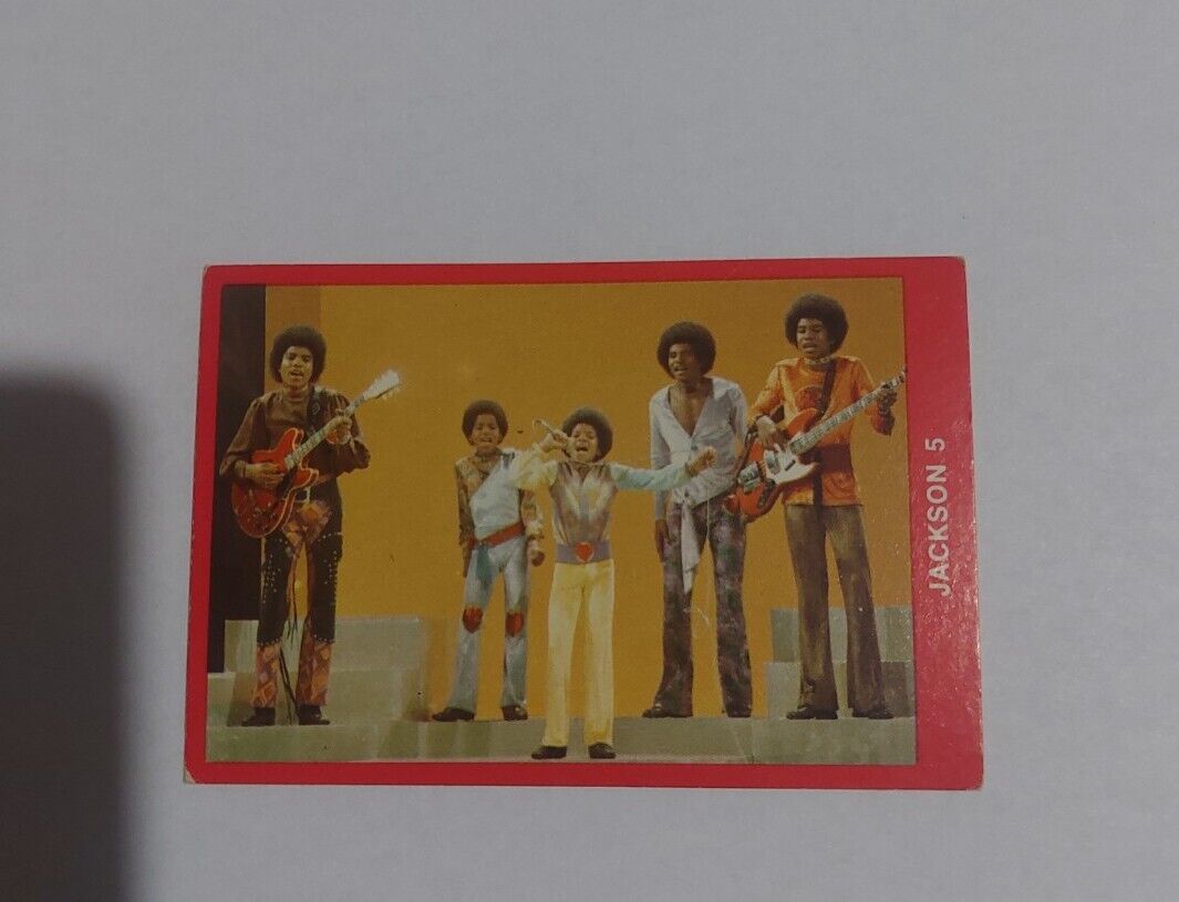 1972 Tip Top / E.M.I Pop Star Michael Jackson Five #1 Rookie Card RARE Jackson 5