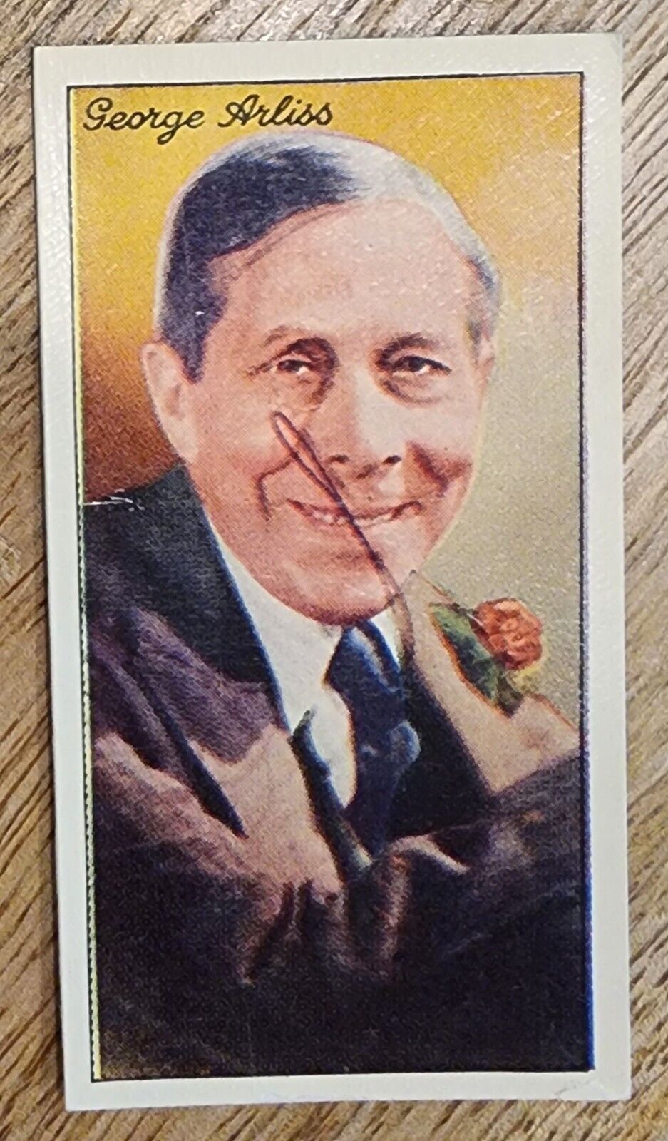 1935 Carreras Famous Film Stars #93 George Arliss