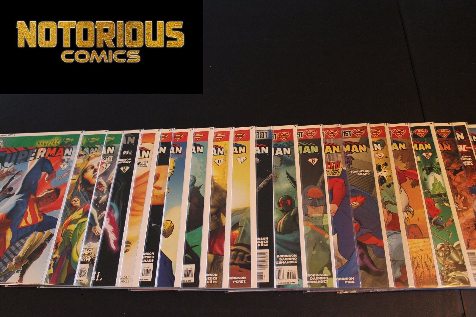 Superman 681-699 + Annuals Complete Comic Lot Run Set DC Robinson Collection