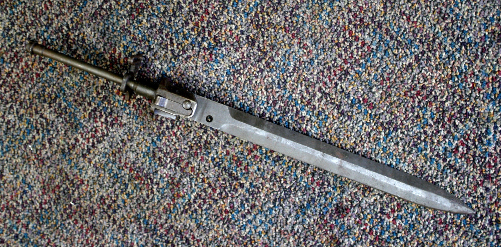 Vintage Original Czech VZ52 57 Complete Folding Bayonet Assy.  With Hardware