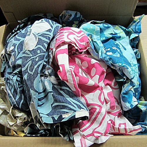 Ladies BOX Of SHIRTS Aloha/Tropical PRINT Collection of 20 Shirts/Blouses