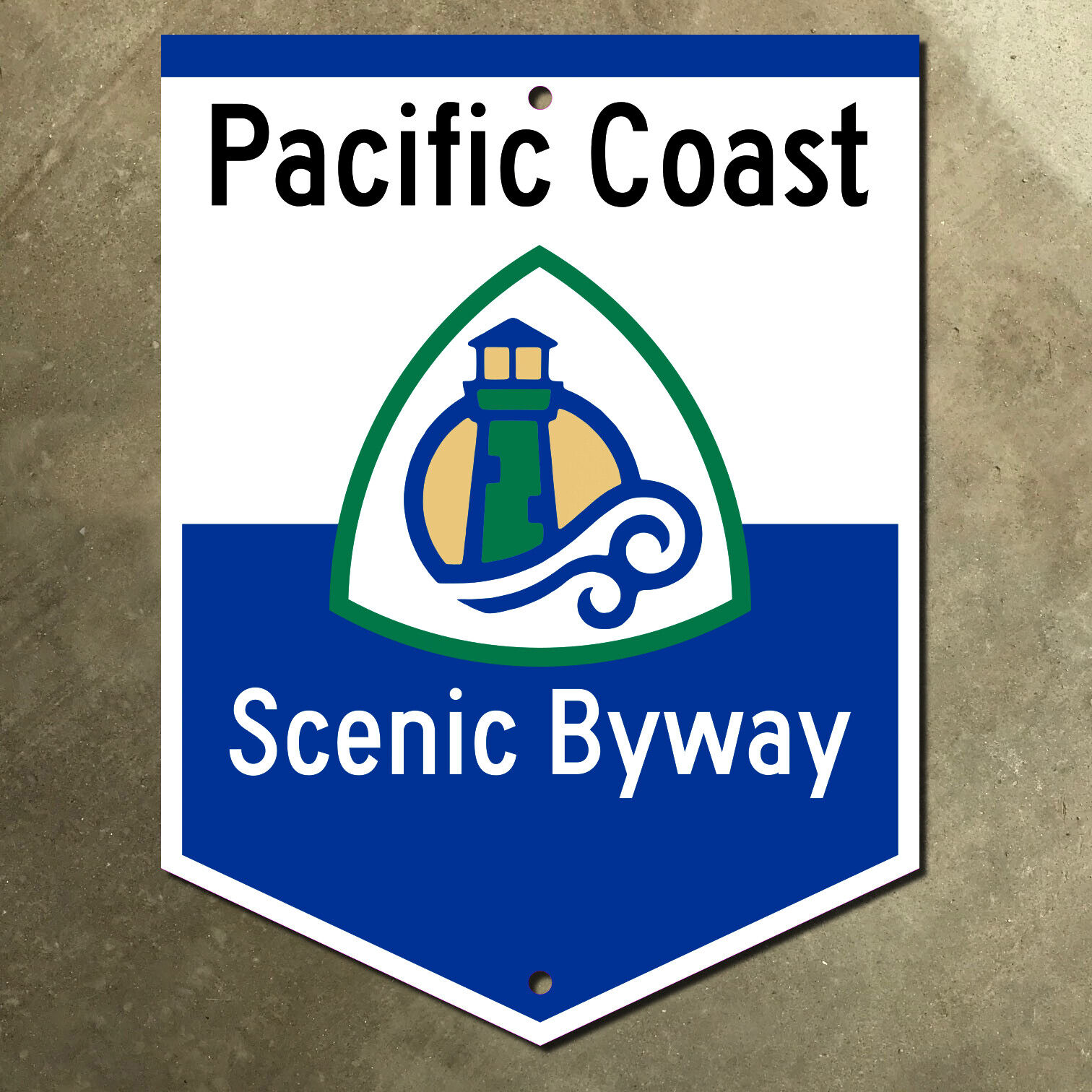 Pacific Coast Scenic Byway Oregon US route 101 highway marker road sign 15x20