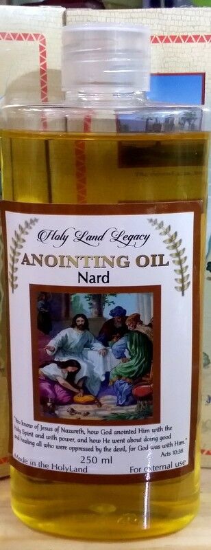 Pure Nard Nardo Anointing Oil Jerusalem Nardo Holy Oil 250ml 8.45oz,Holy Land 