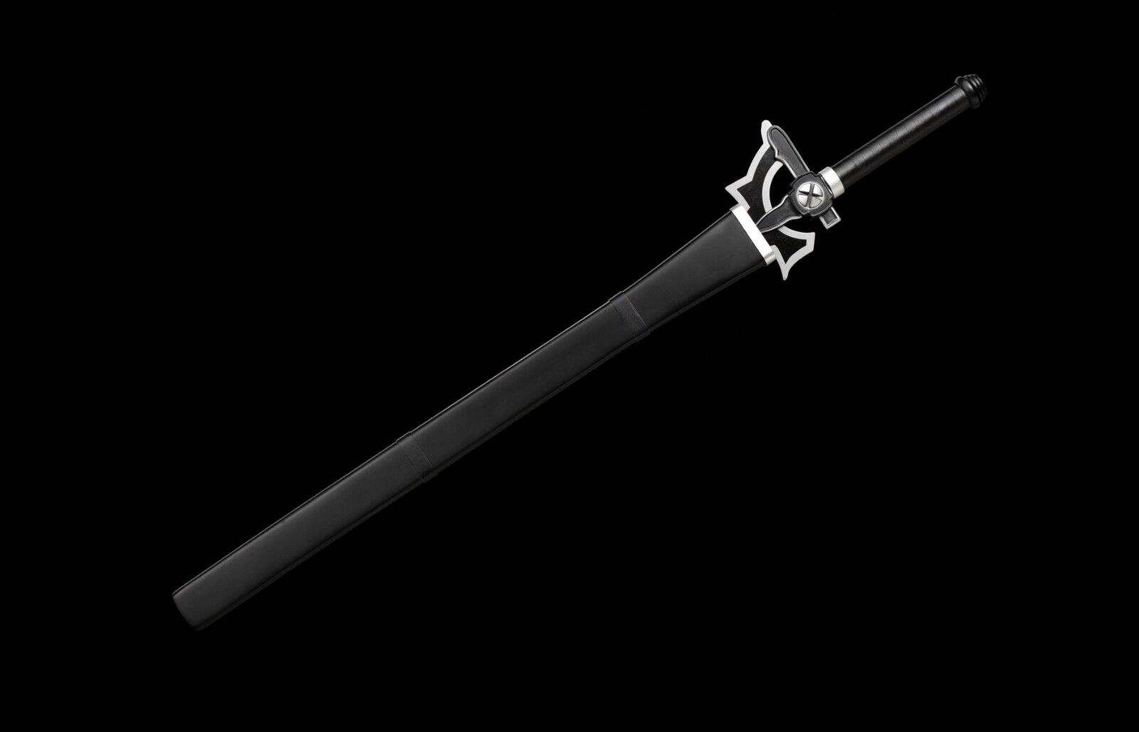 SR Sword Art Online 1:1 Size Kirito Elucidator/Dark Repulser Carbon Steel Swords