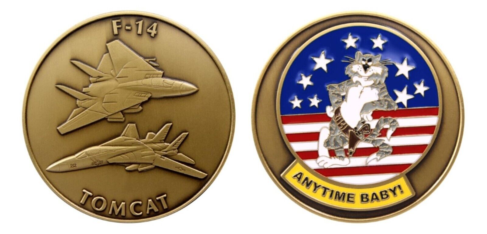 Grumman F-14 Tomcat Challenge Coin  CC-F-14