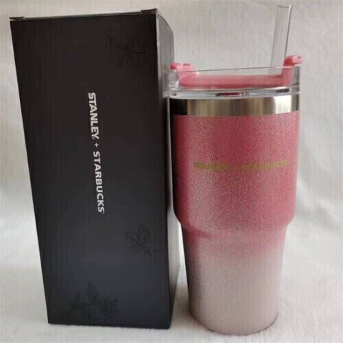 2023 Starbucks Stanley Stainless Steel Vacuum Car Hold Straw Cup Tumbler 20oz