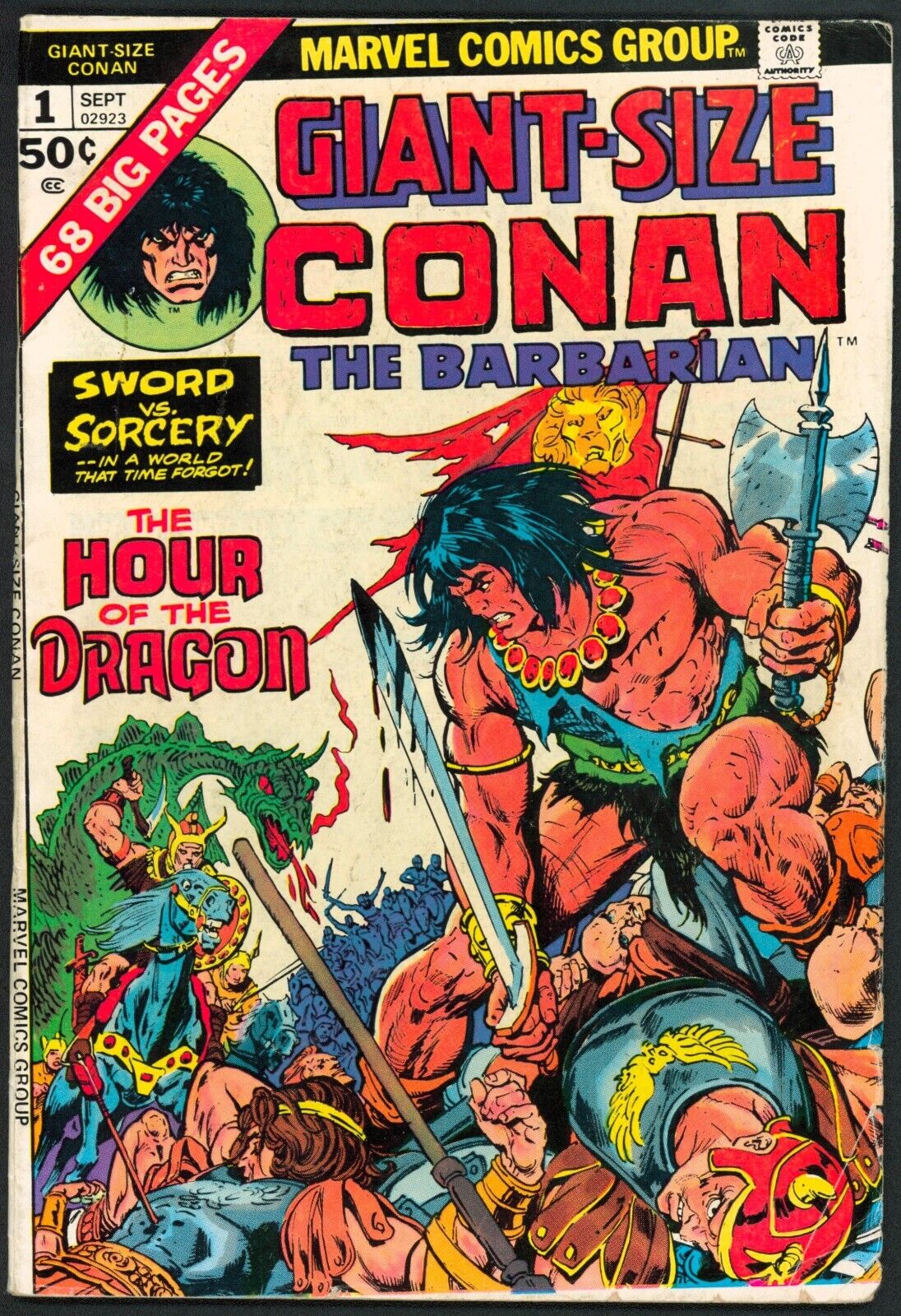 Giant-Size Conan 1 FN+ 6.5 1st Belit Marvel 1974