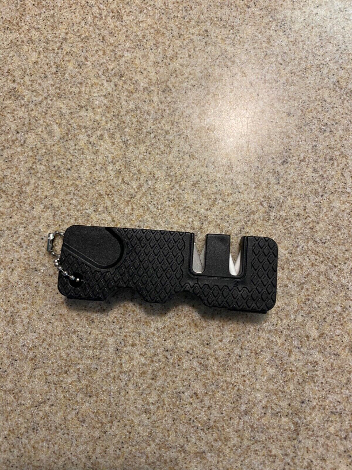 Pocket Knife Sharpener with keychain - Black
