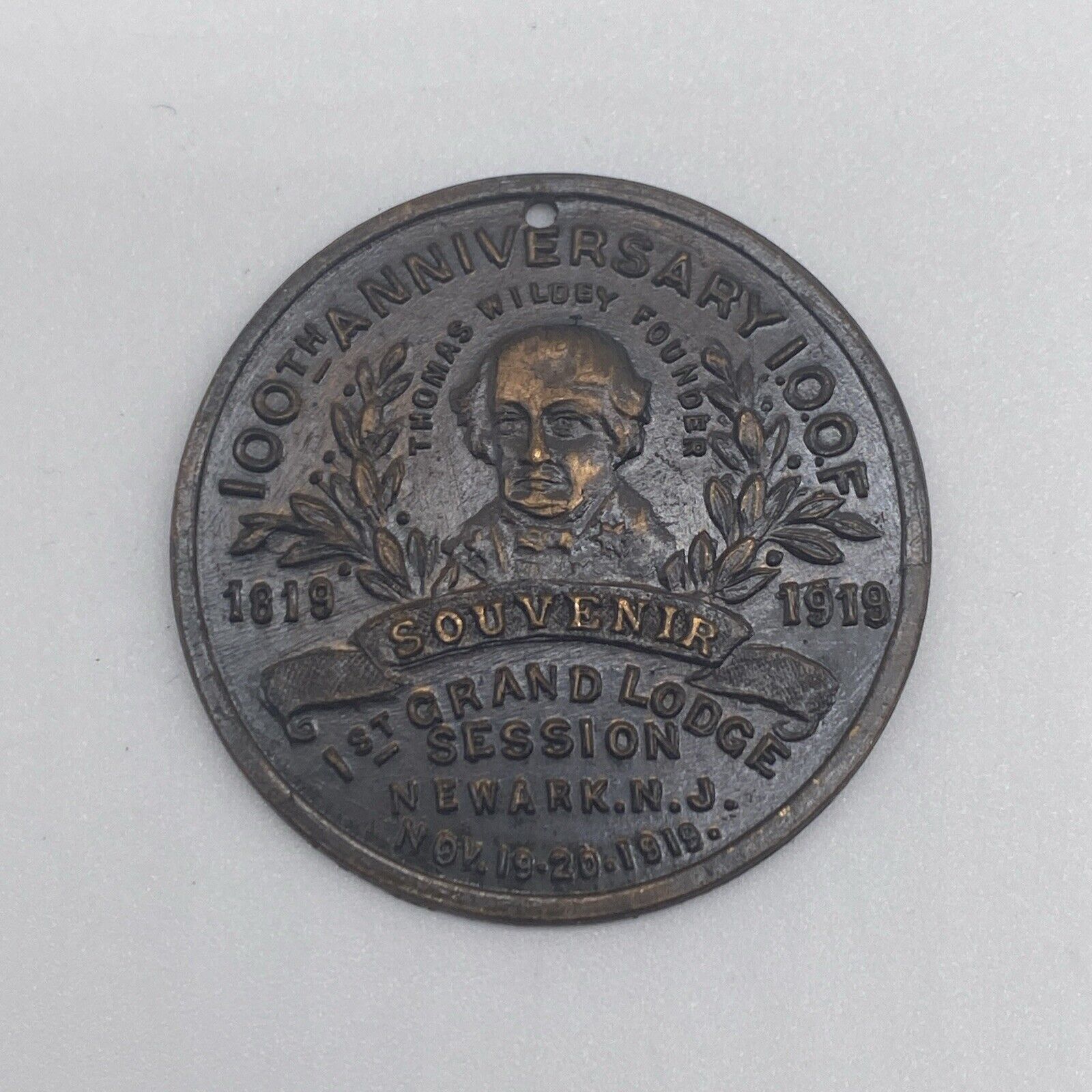 Vintage IOOF Odd Fellows 100 Year Anniversary Coin Medal