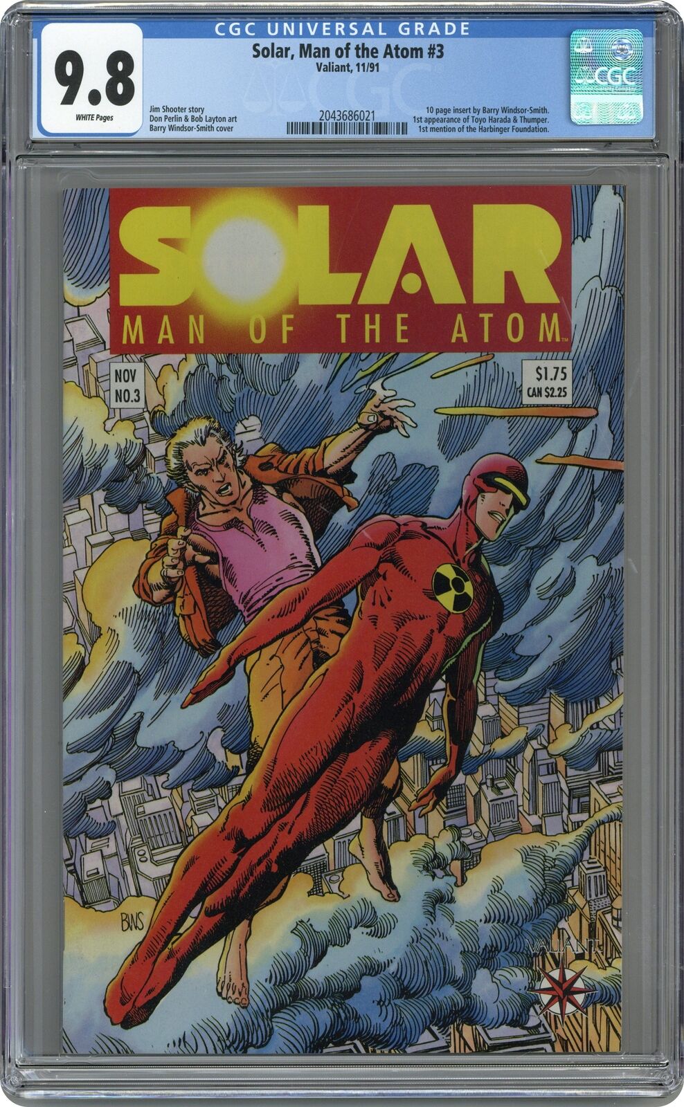 Solar Man of the Atom #3 CGC 9.8 1991 2043686021