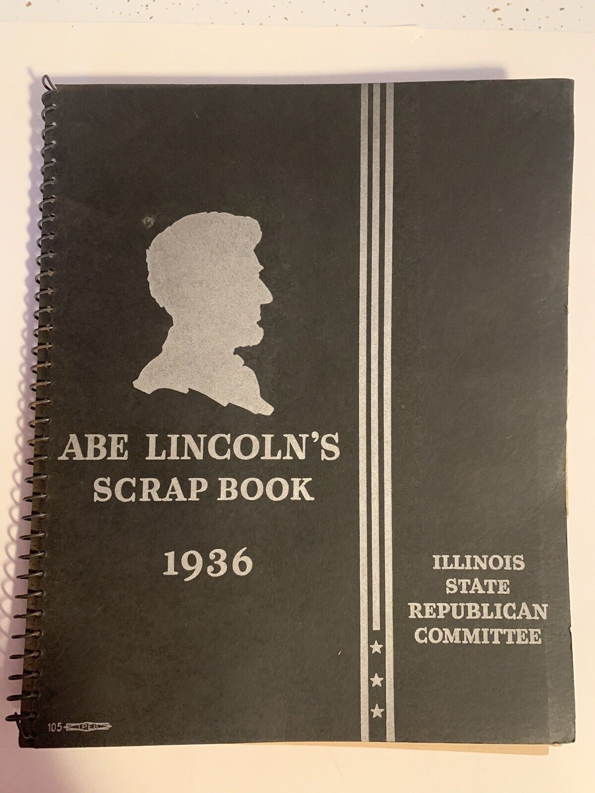 1936 Illinois Republican Abe Lincoln\'s Scrap Book Landon Plus 3 Paper Articles