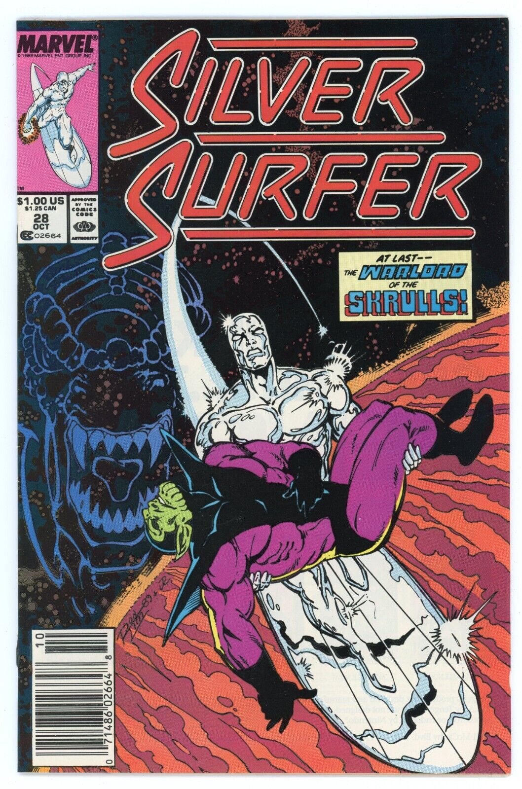 Silver Surfer #28 Marvel Comics 1989
