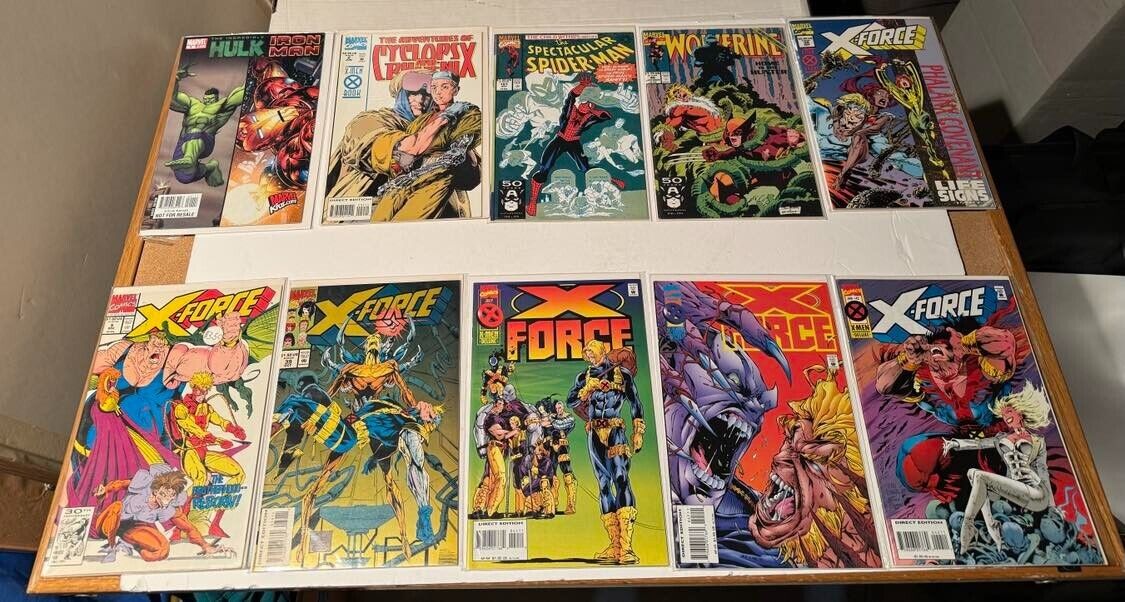 Marvel Comic Book Lot Of 100, Bulk -free shipping