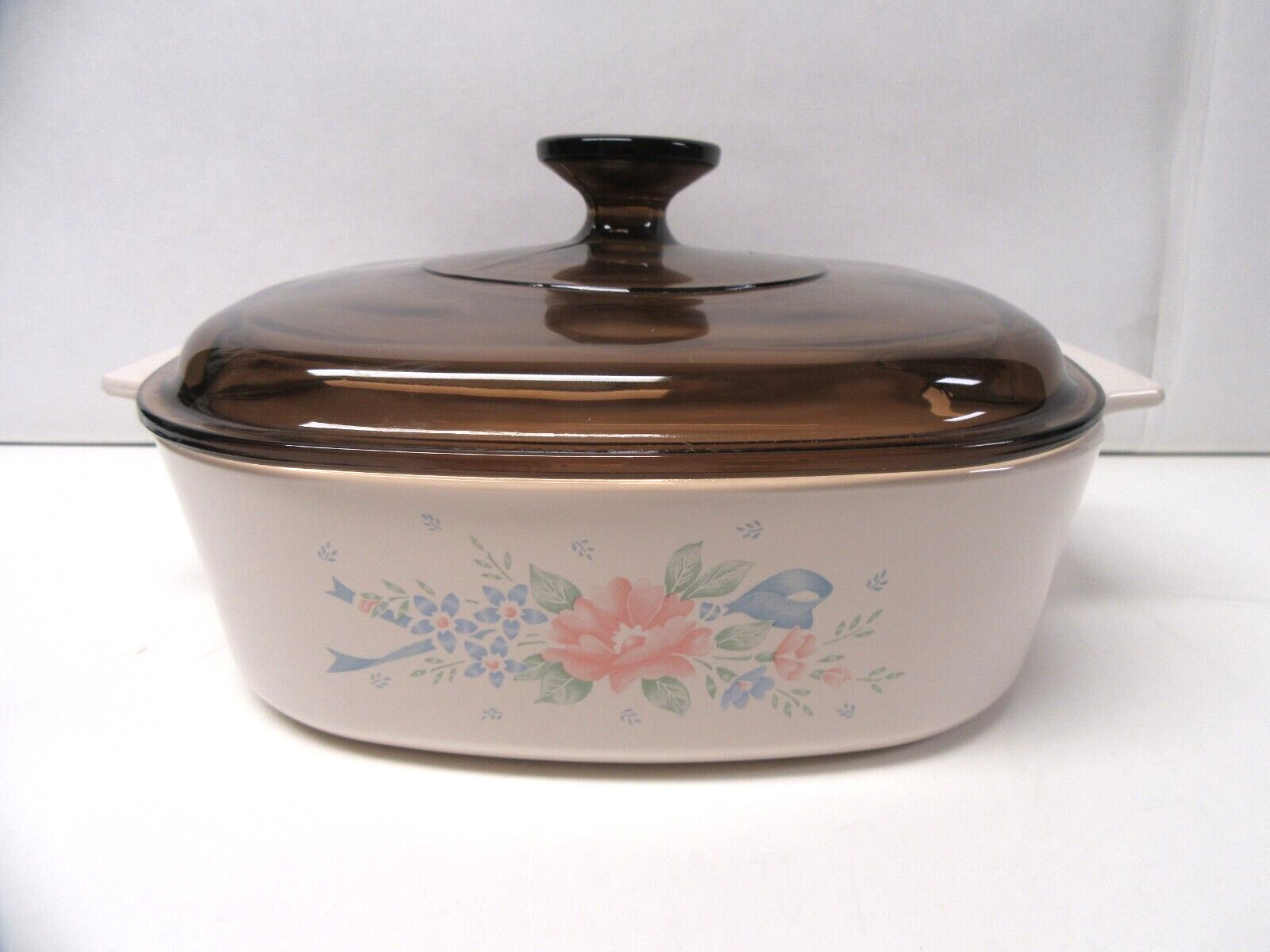 Vintage Corning Ware A-2-B 2 Liter Casserole w/Pyrex A9C Lid See Pics
