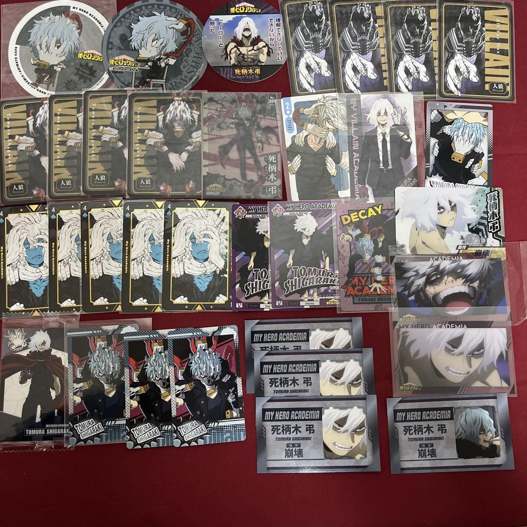 My Hero Academia item lot card coaster Tomura Shigaraki Various Bulk sale  