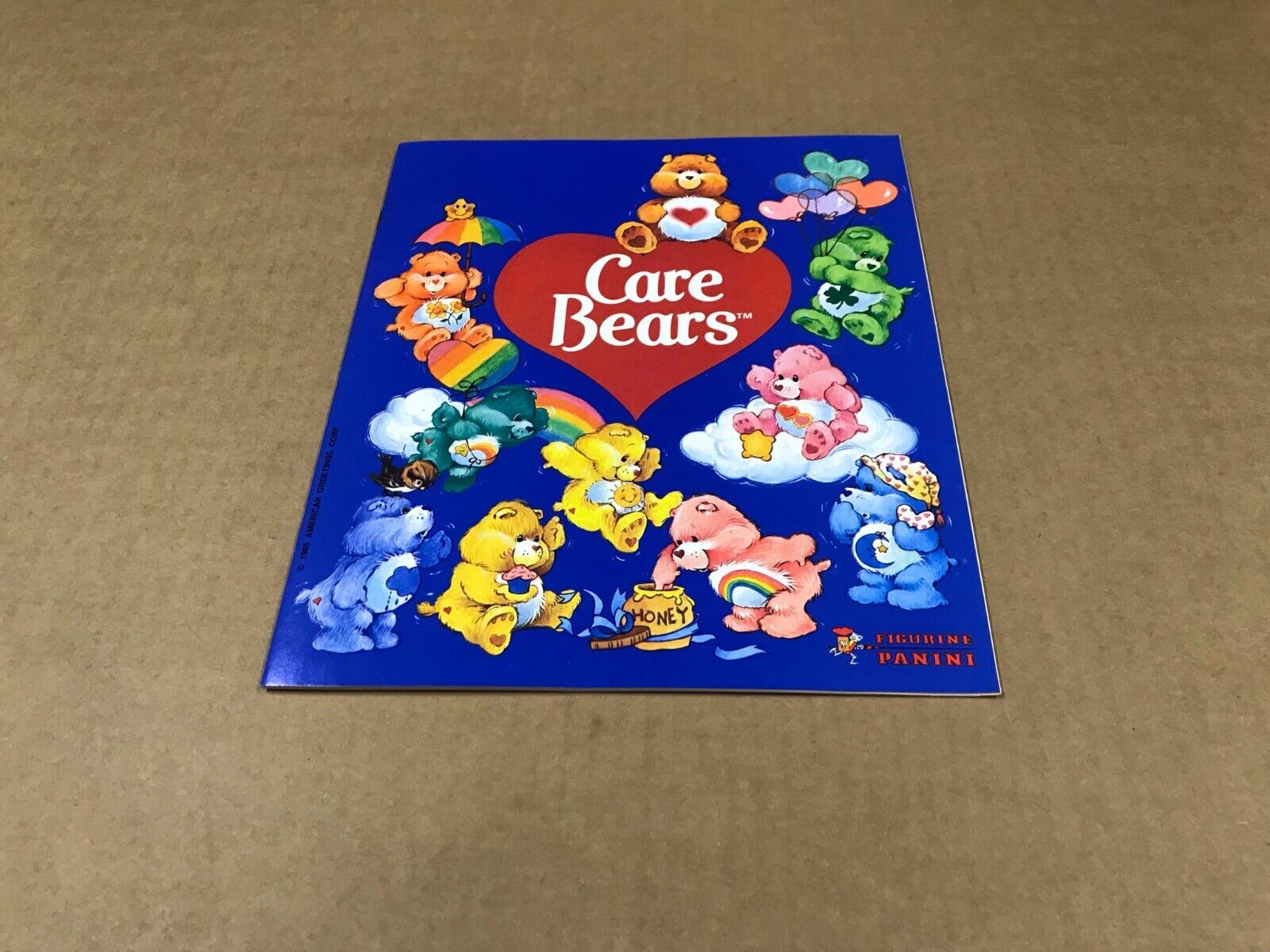 Vintage 1985 Panini Care Bears Sticker Album - Unused