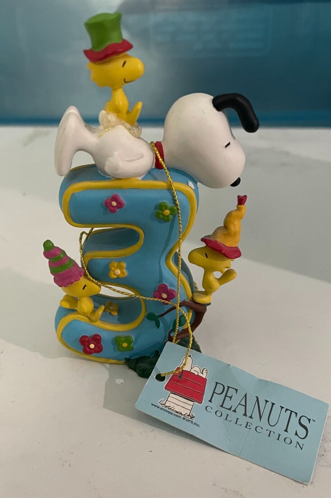 Snoopy #8193  Westland Giftware Vintage 3 Year Old Birthday Figure Figurine