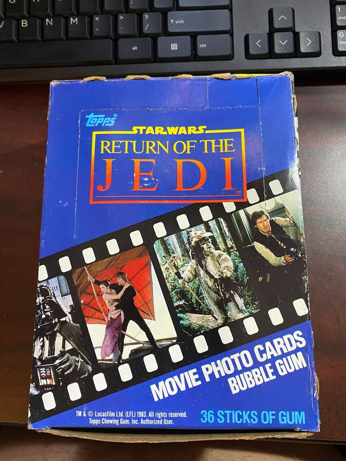 1983 Topps Star Wars Return of the Jedi Series 1 Trading Card Wax Box 36 Pack