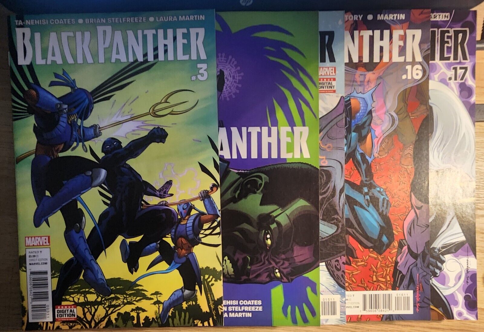 Black Panther 3 4 15 16 17  3 is 1St App Midnight Angels