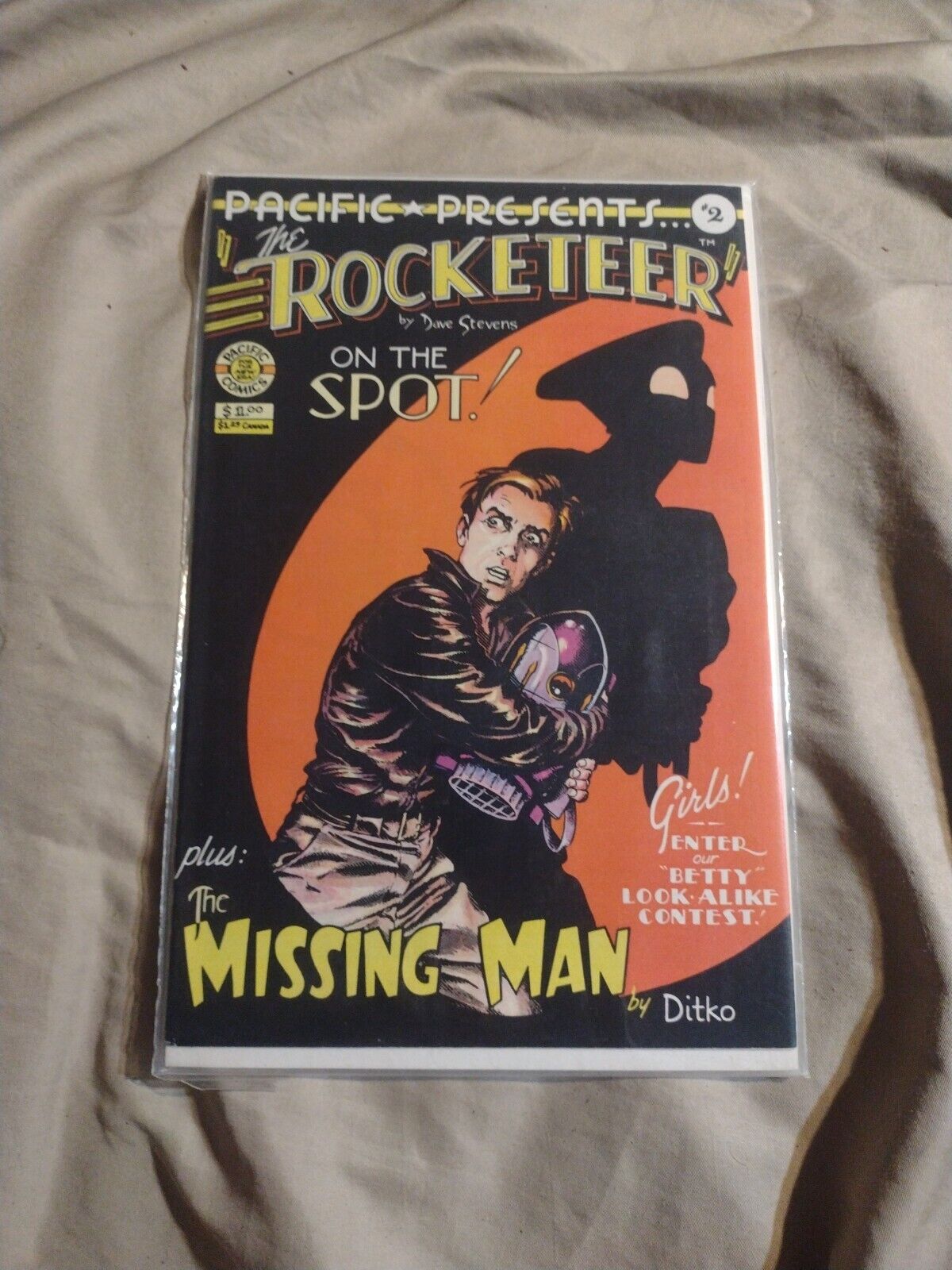 Pacific Presents The Rocketeer Comic Book #2 1983 VERY HIGH GRADE UNREAD NEW