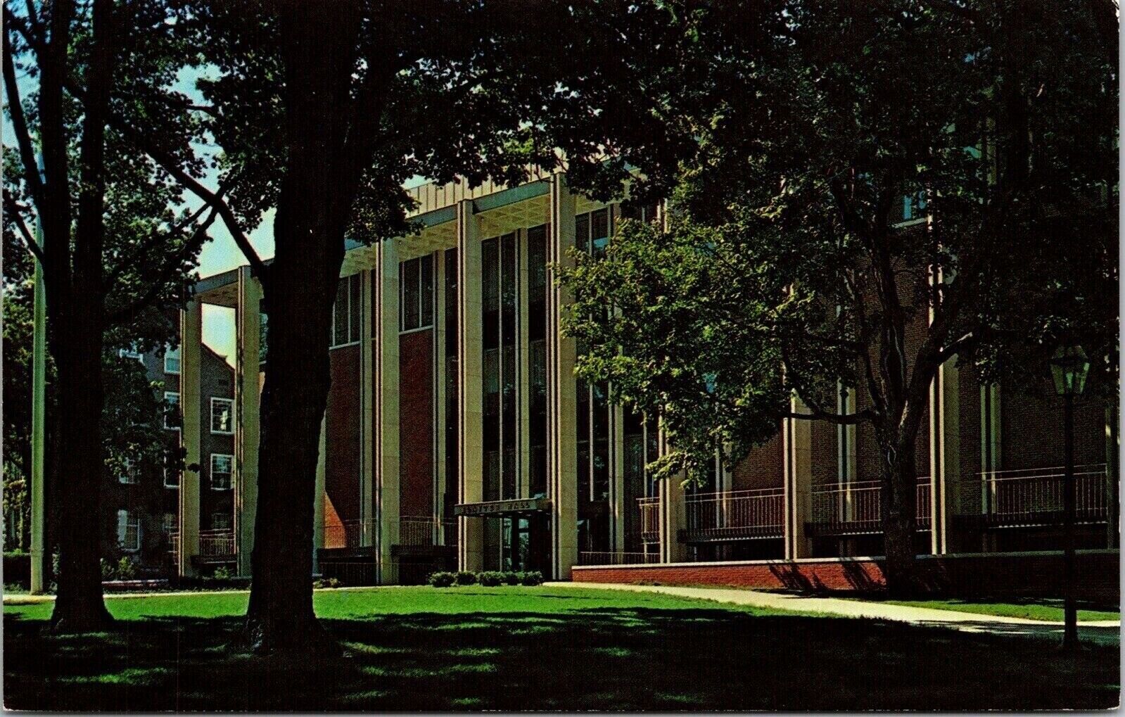 Denison University College Campus Front Slayter Hall Granville OH Postcard UNP