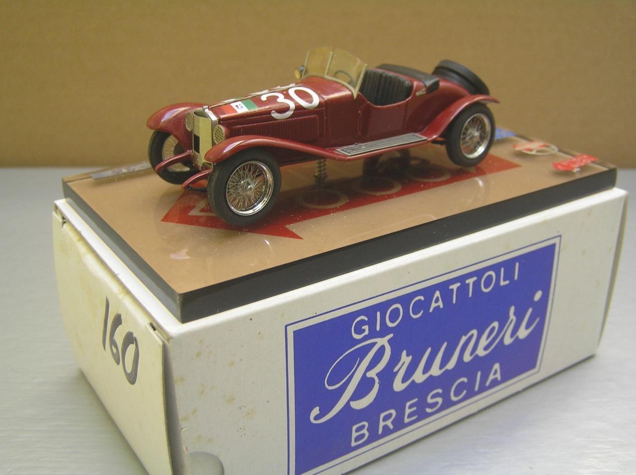 Bruneri ABC Mille Miglia Series #496 1928 Alfa Romeo 1500 Campari / Pamponi 1/43