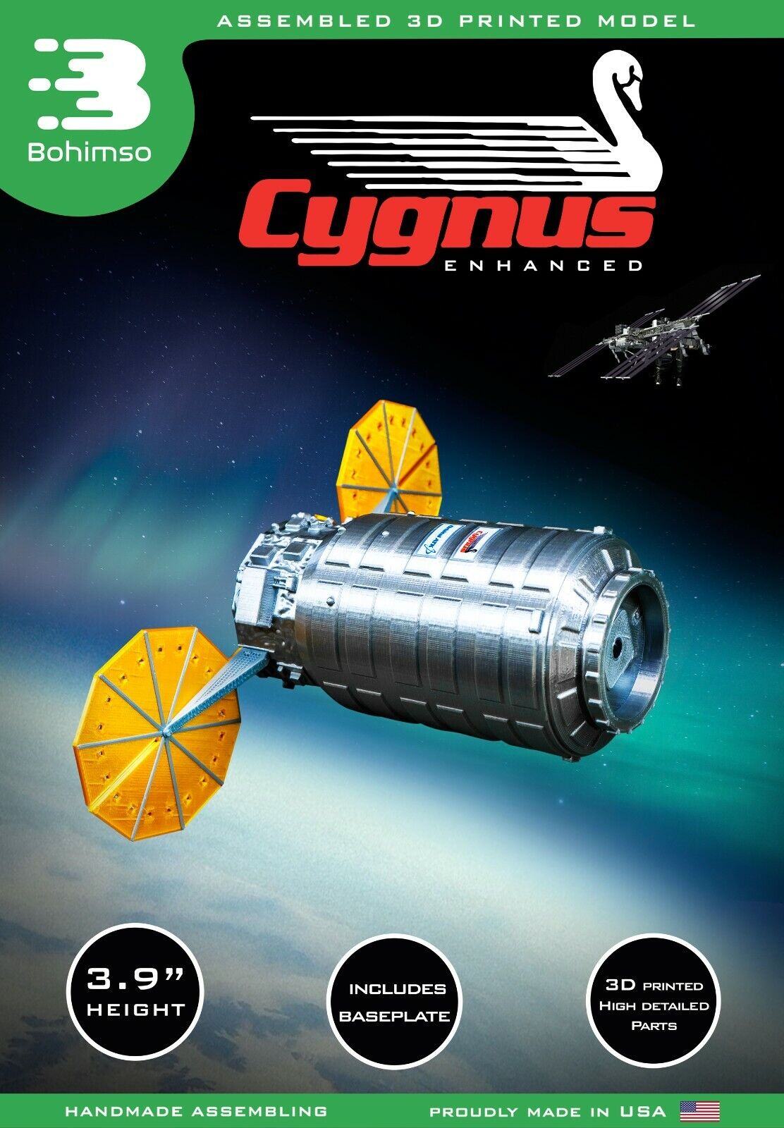 CYGNUS Spacecraft | Plastic model | Rocket | Spaceship | 3D Print