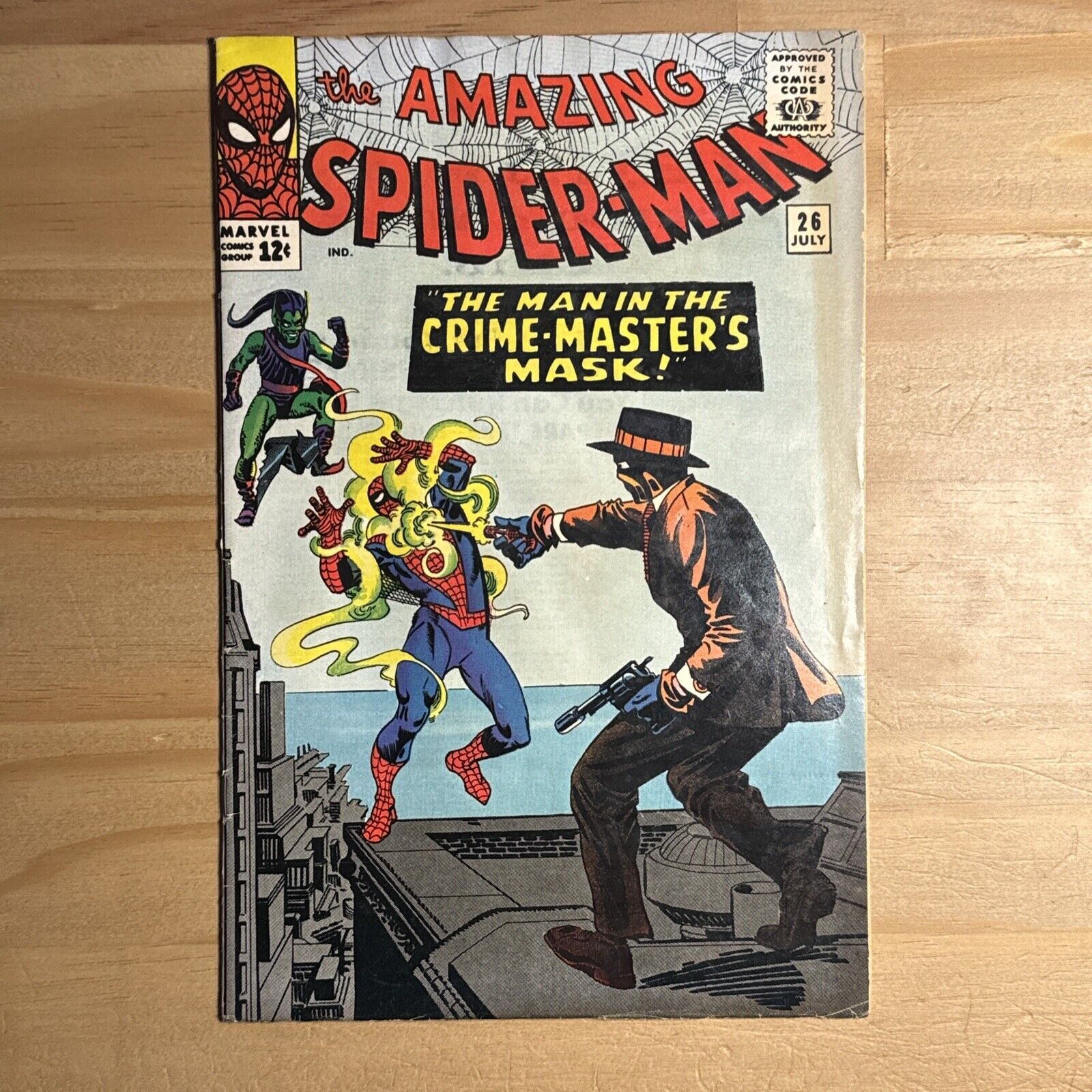 Marvel Amazing Spider-Man #26 1965 1st Appearance Crime Master Ditko
