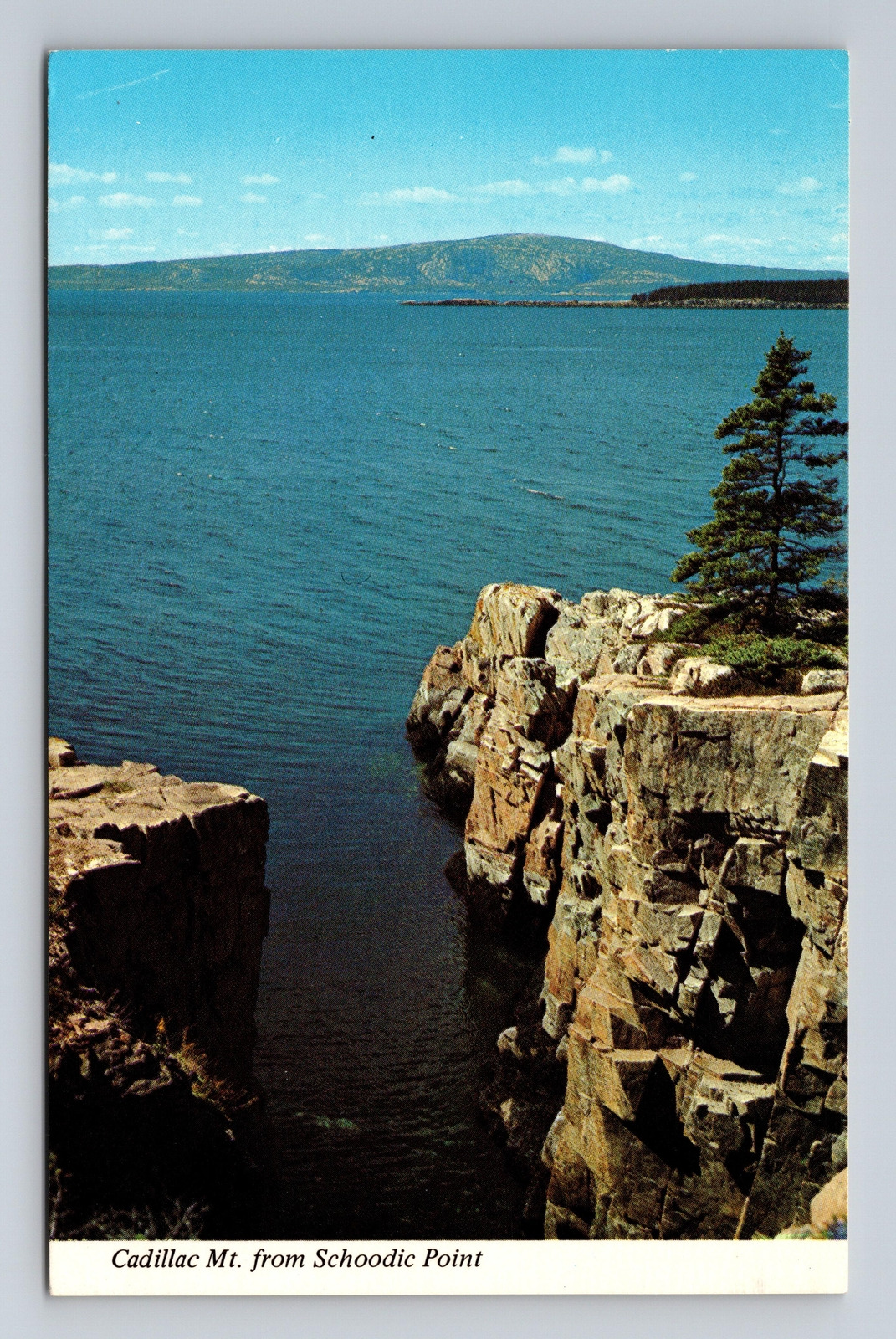 Postcard Bar Harbor ME Maine Mt Cadillac Schoodic Point Acadia Nat\'l Park