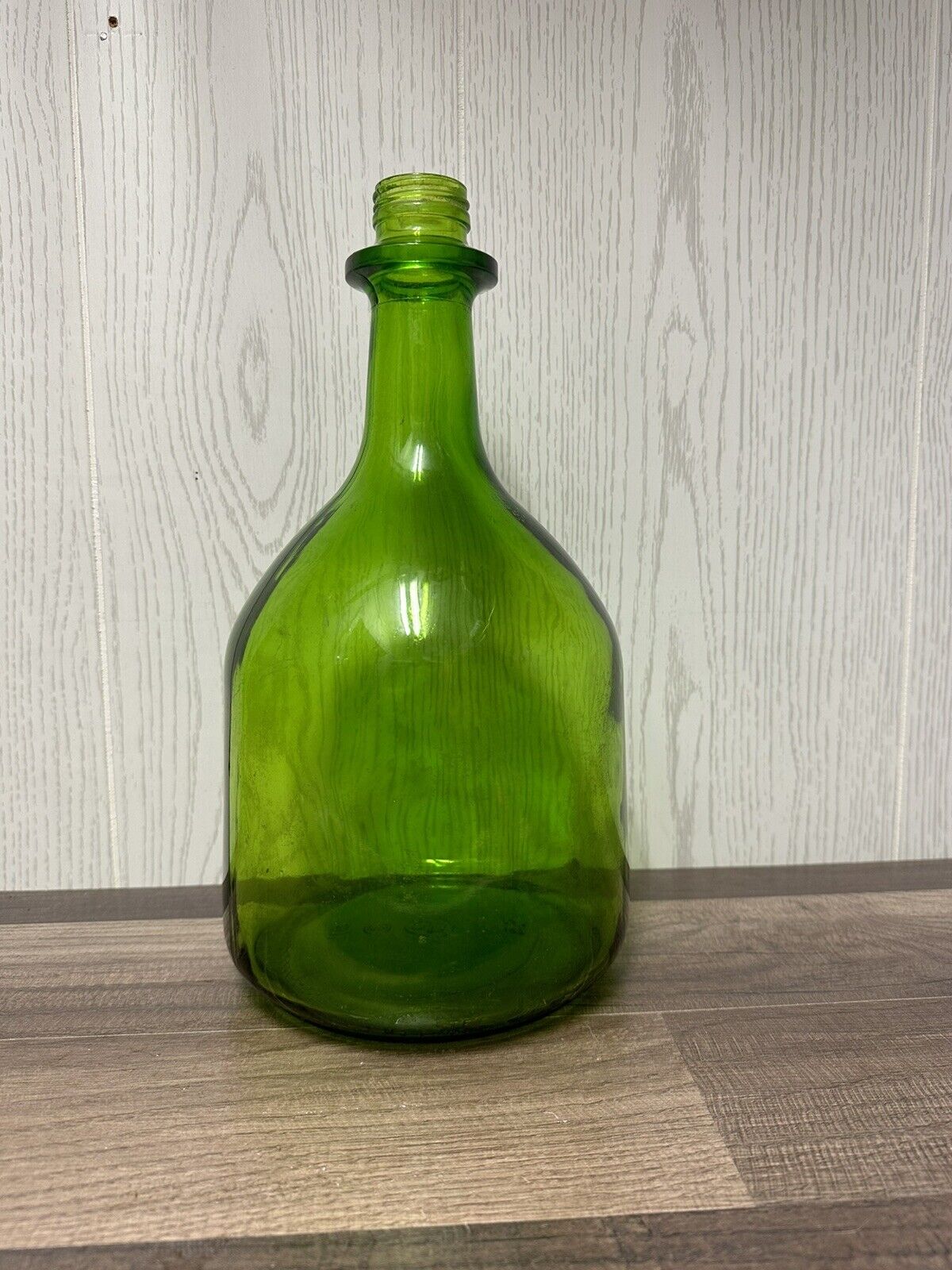 Vintage Green Wine Glass Bottle
