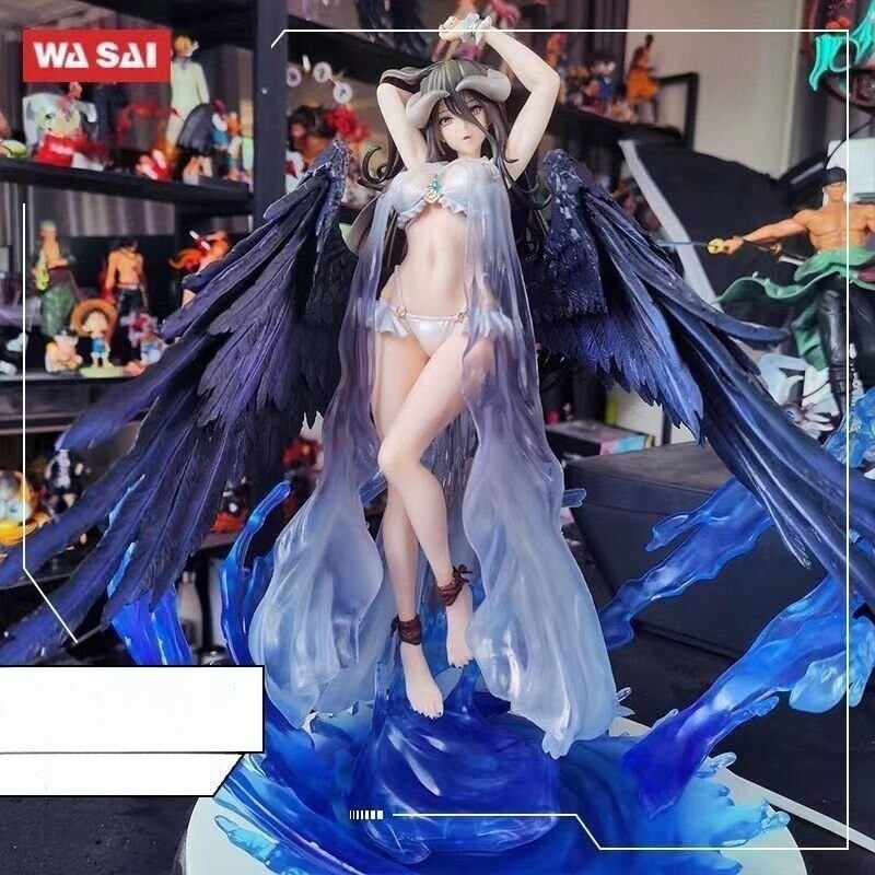 Anime Overlord Albedo Swimwear Bikini Stand Premium PVC Figure Statue Toy Gift