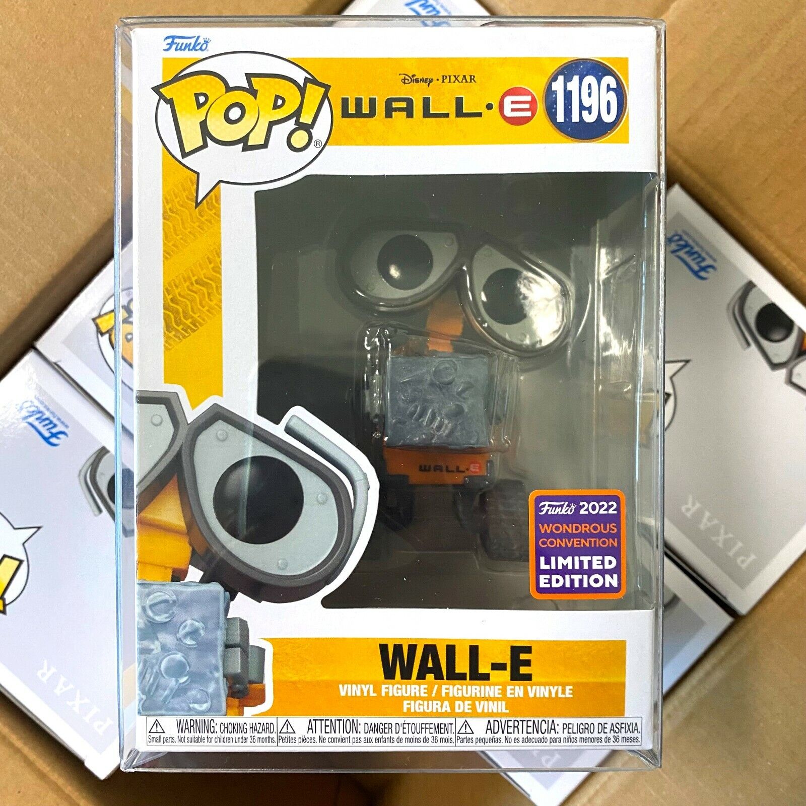Funko Pop Wondrous Con Share Exclusive : WALL-E #1196 Vinyl Figure \