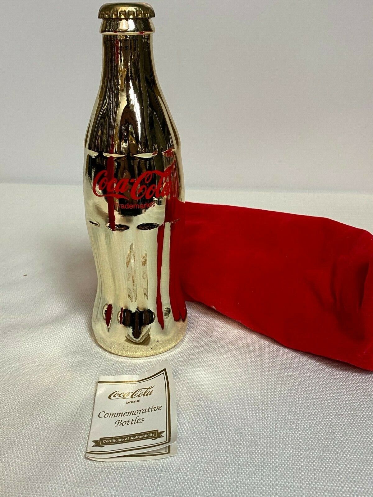 RARE 1997 Gold Coca-Cola Bottle TCCCC Convention Sun\'Fun Yankees #440 Of 500