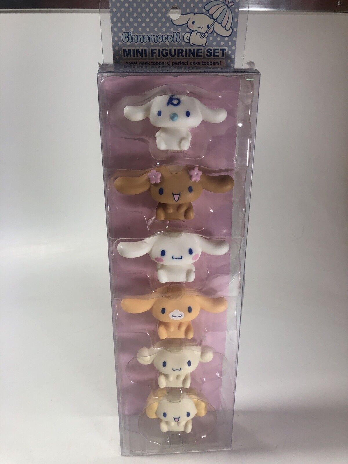 RARE Sanrio CINNAMOROLL Vinyl Mascot Box Set Mocha Milk Chiffon Friends Vintage