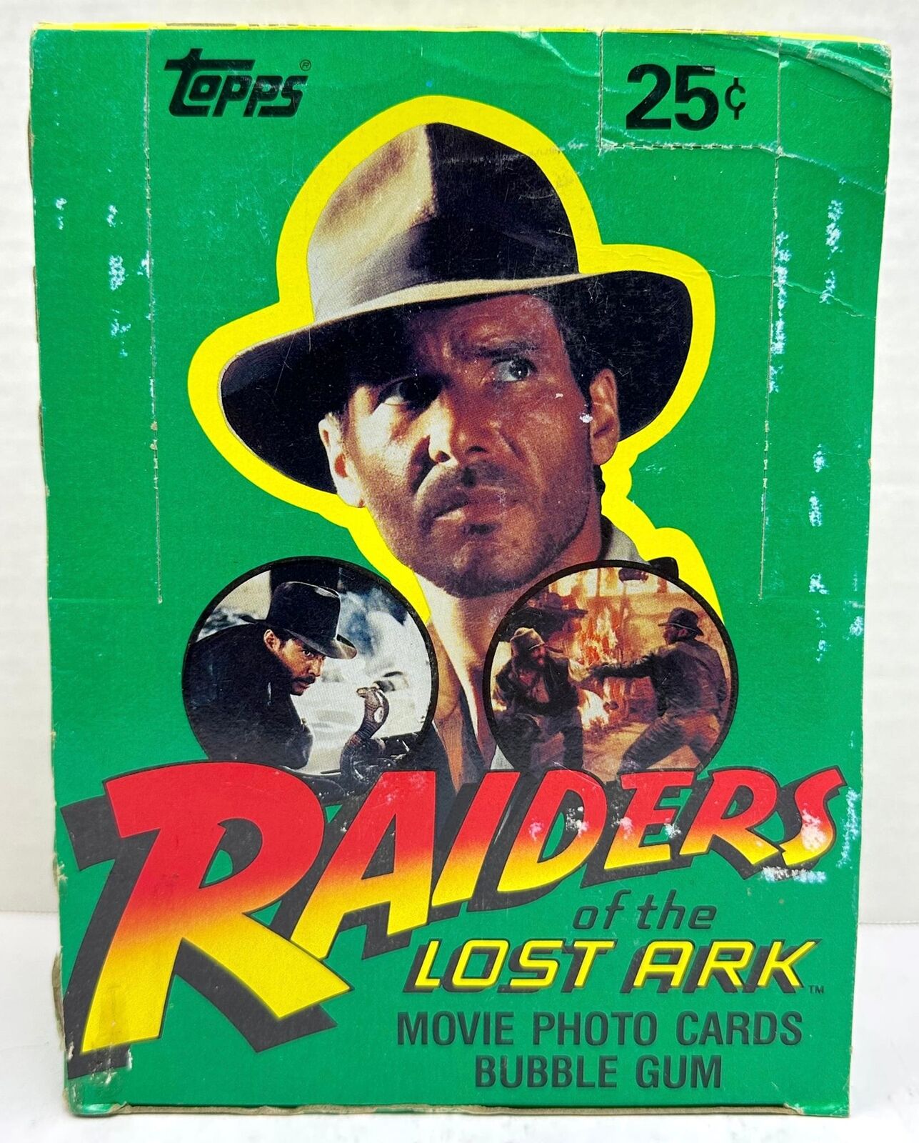 1981 Indiana Jones Raiders of the Lost Ark Vintage FULL 36 Pack Trading Card Box