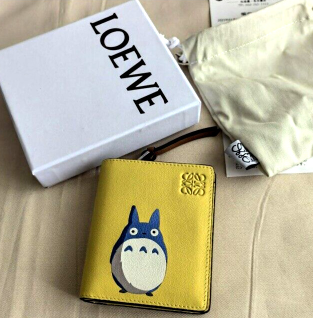 LOEWE x Totoro Collaboration Wallet - Fusion of Style and Whimsy Japan Ghibli