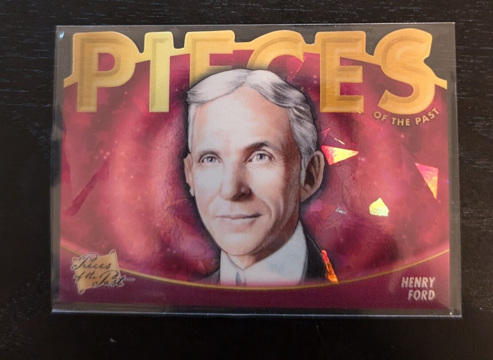 2021 Pieces Of The Past HENRY FORD Pink Cracked Ice 1/1