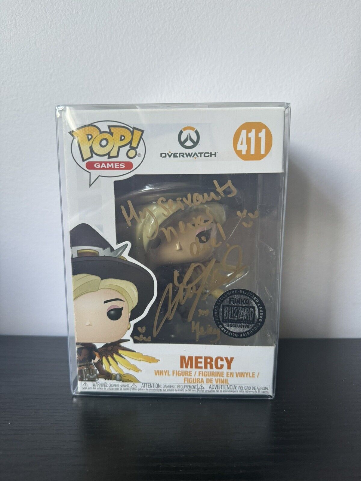 Witch Mercy Signed Funko Pop #411 Signed by: Lucie Pohl