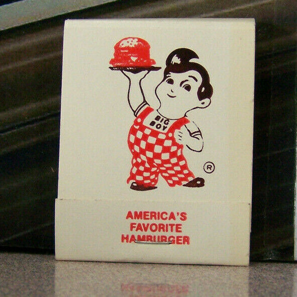 Vintage Matchbook Y3 Marc\'s Big Boy Restaurant America\'s Favorite Hamburger Burg