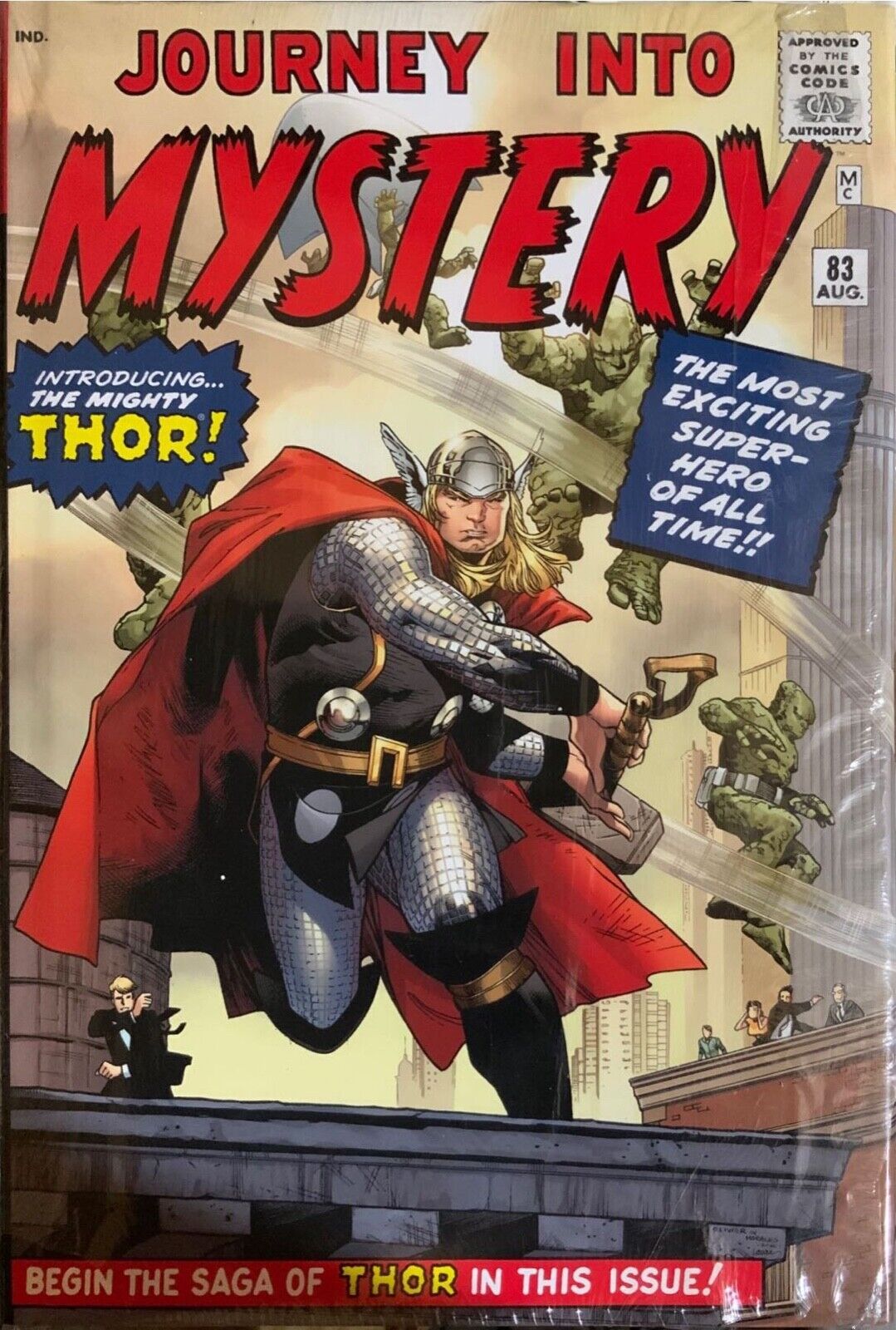 THE MIGHTY THOR OMNIBUS (JOURNEY INTO MYSTERY) VOL.1 BY STAN LEE & JACK KIRBY.