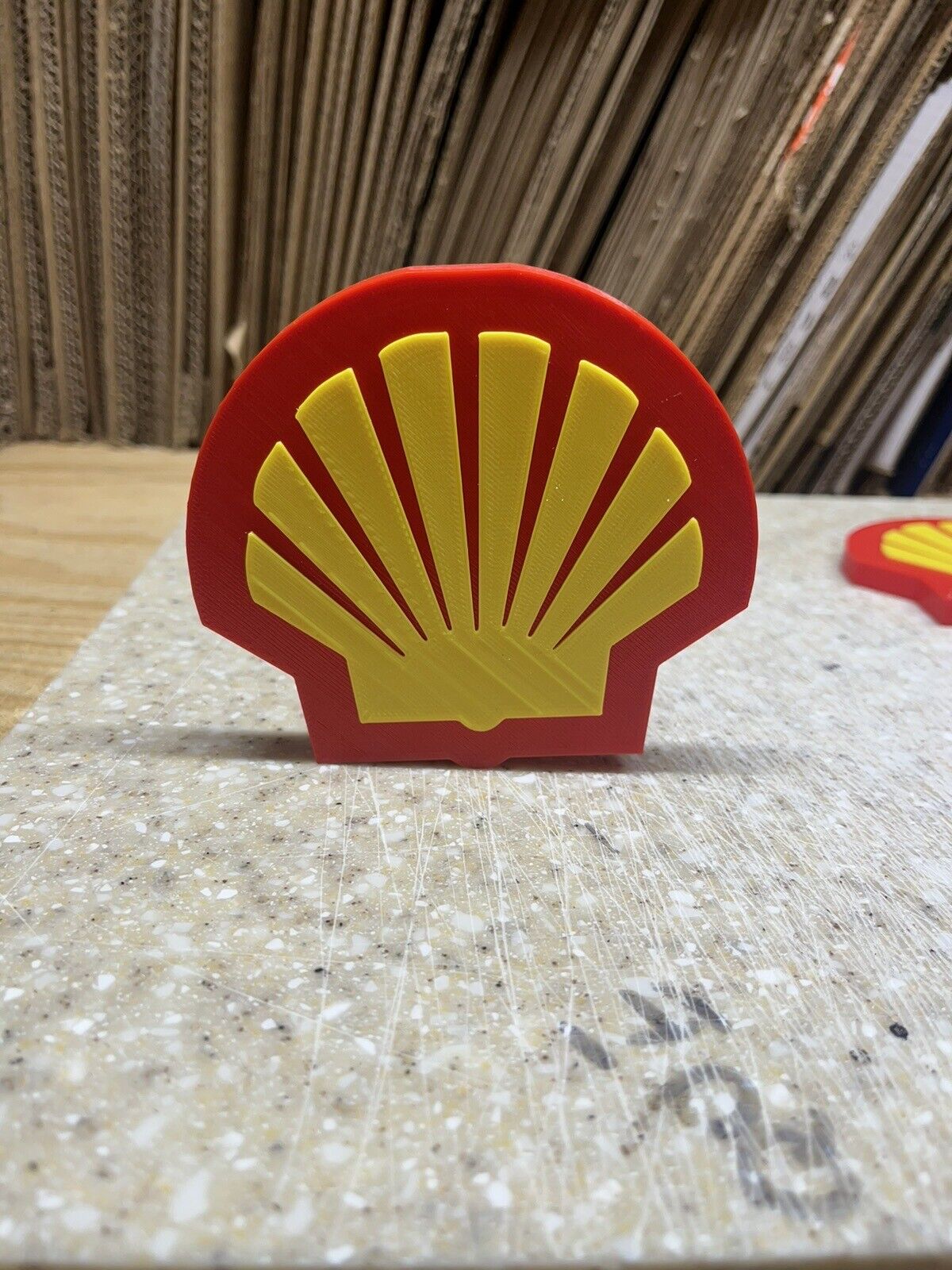 Shell gas oil sign