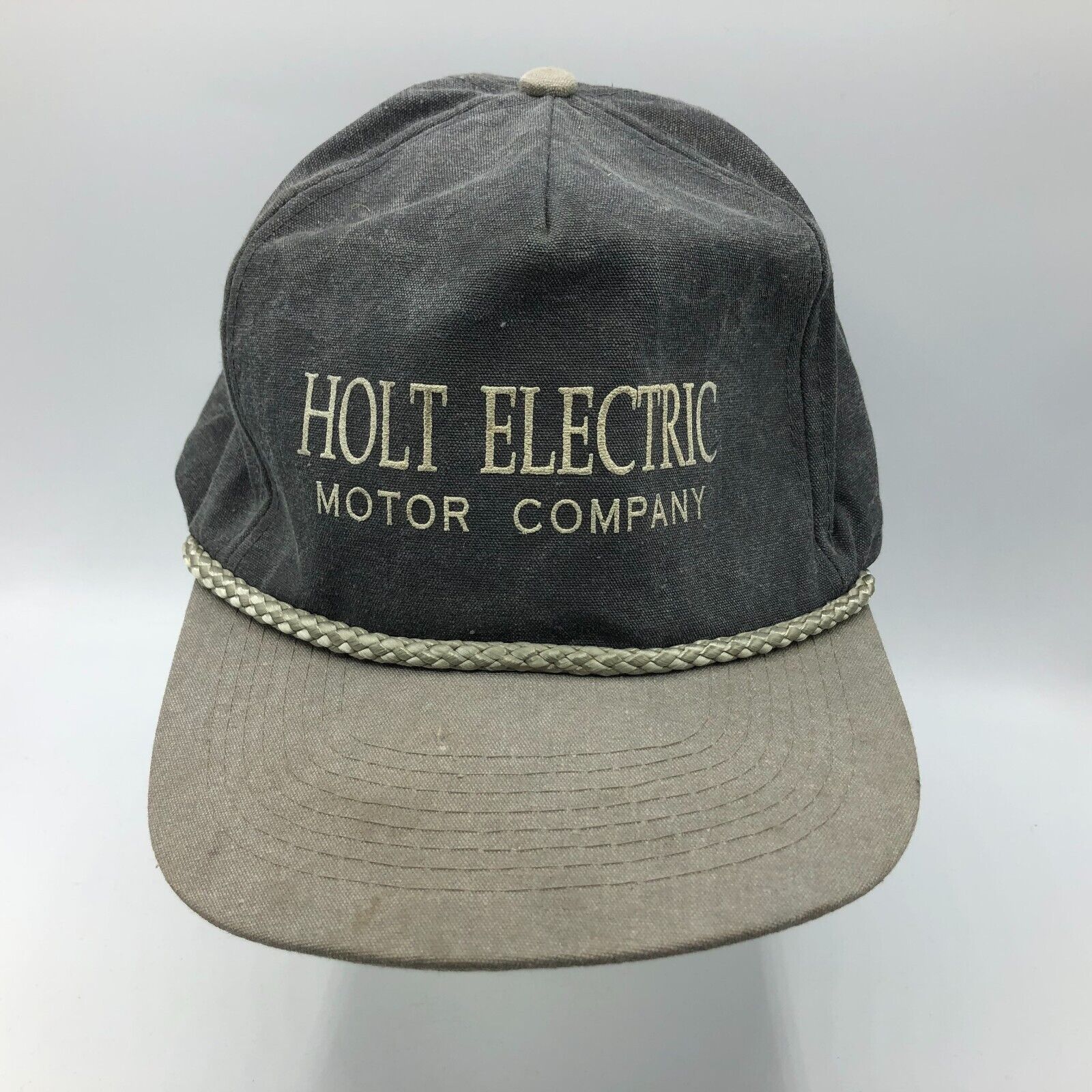 HOLT ELECTRIC MOTOR CORP Snapback Baseball Cap Hat Advertising  Vintage